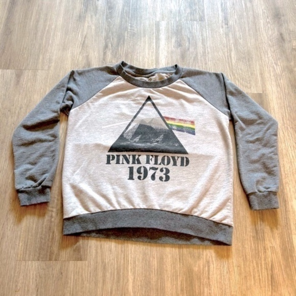 Pink Floyd 1973 Women's Raglan Sweatshirt - Gray